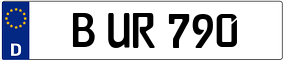 Truck License Plate